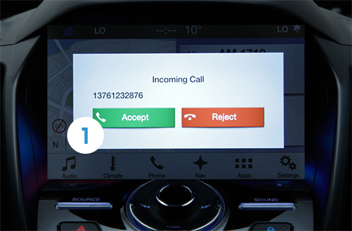How to answer or reject incoming calls – Ford Cambodia